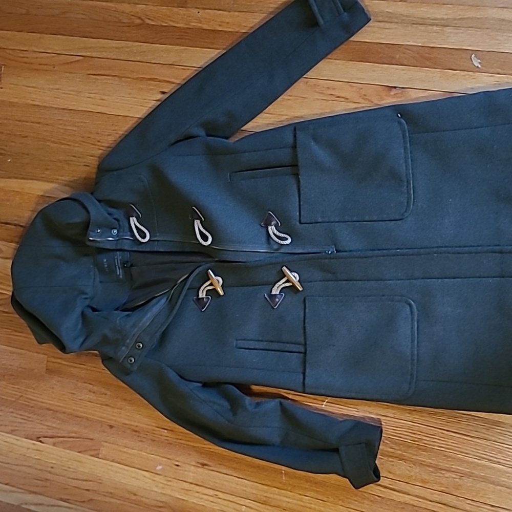 J. Crew melton wool toggle coat
